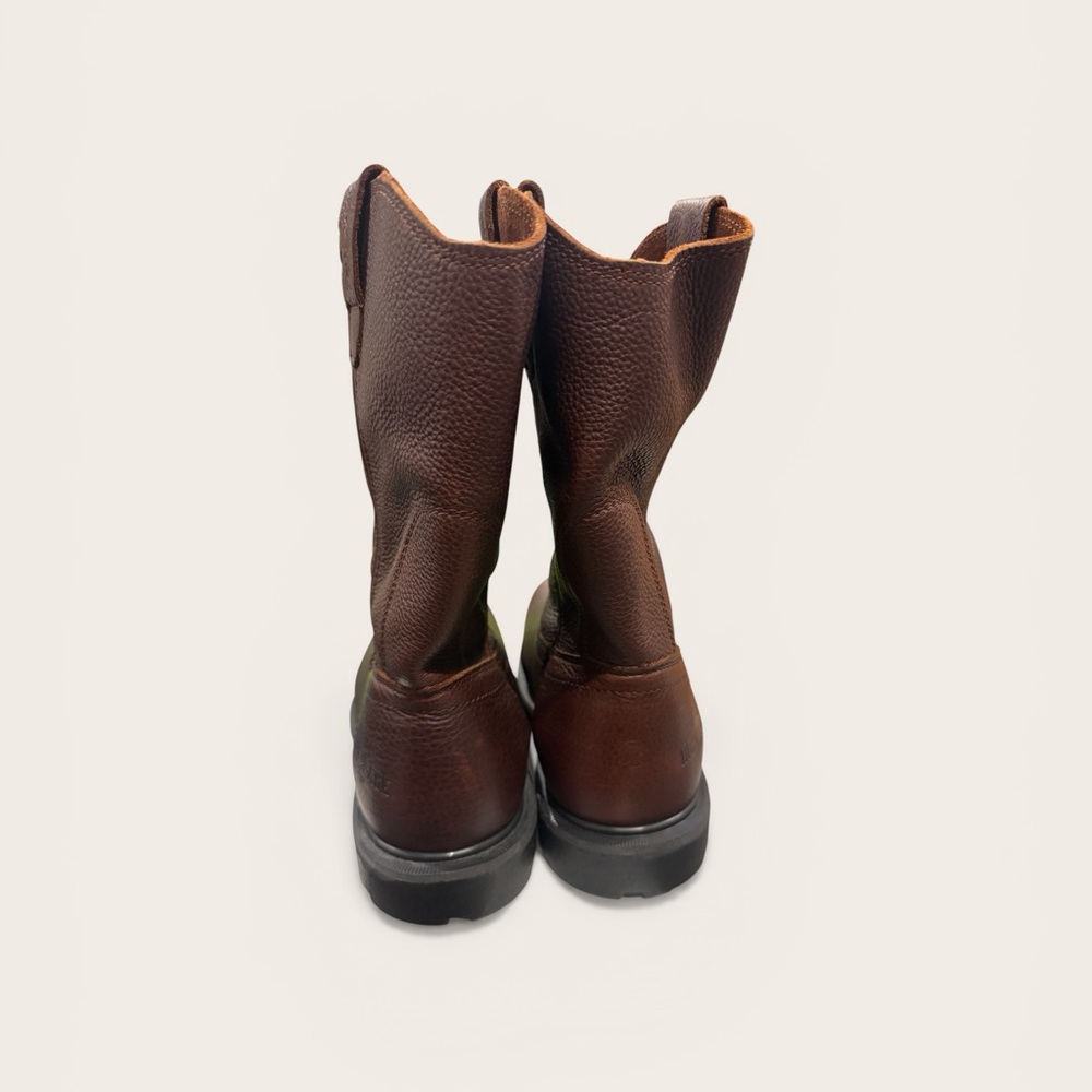 Iron Age Hauler Men's Brown 11" Wellington Work Boot Brown IA0194 Men Size 9 - Picture 3 of 7
